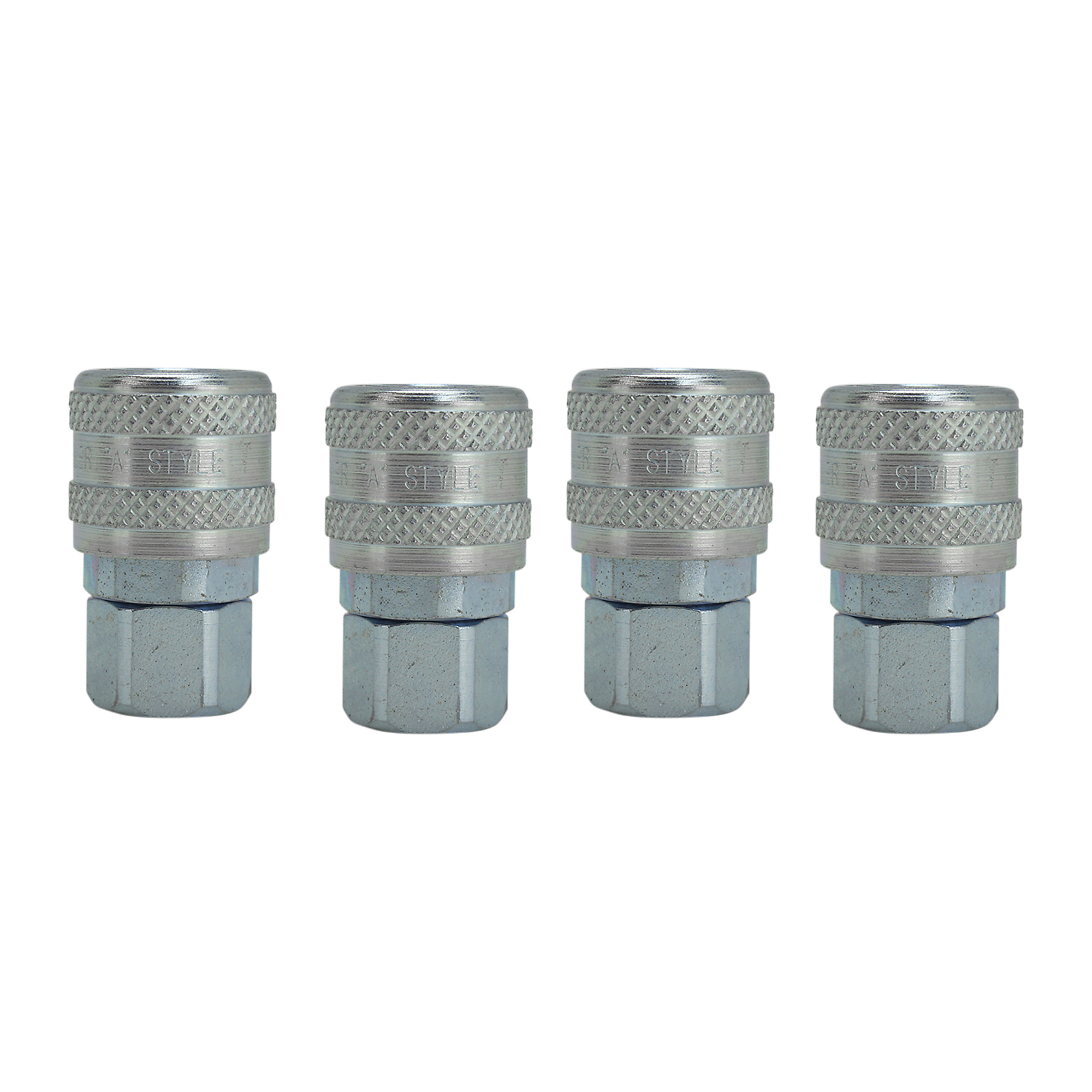 Milton, 1/4in. Fem. Body A-Style - 4 Pack, Coupler Size 1/4 in, Model# s-775-4